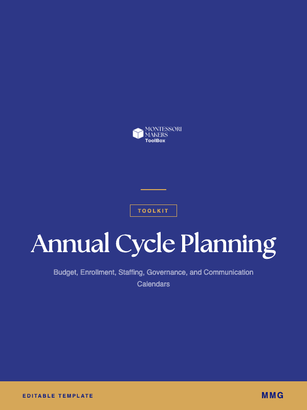 Annual Cycle Planning Toolkit