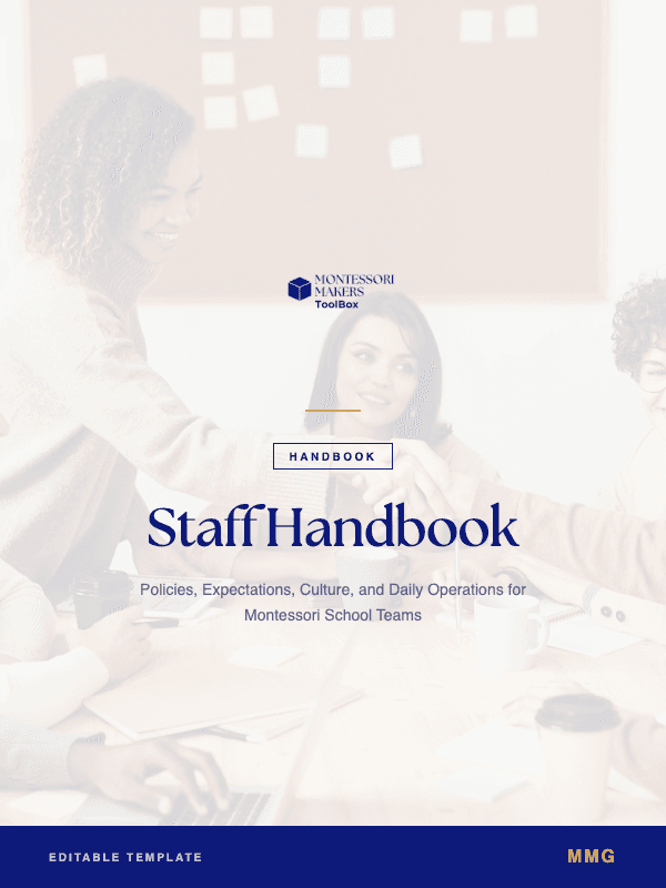 Montessori Staff Handbook Toolkit